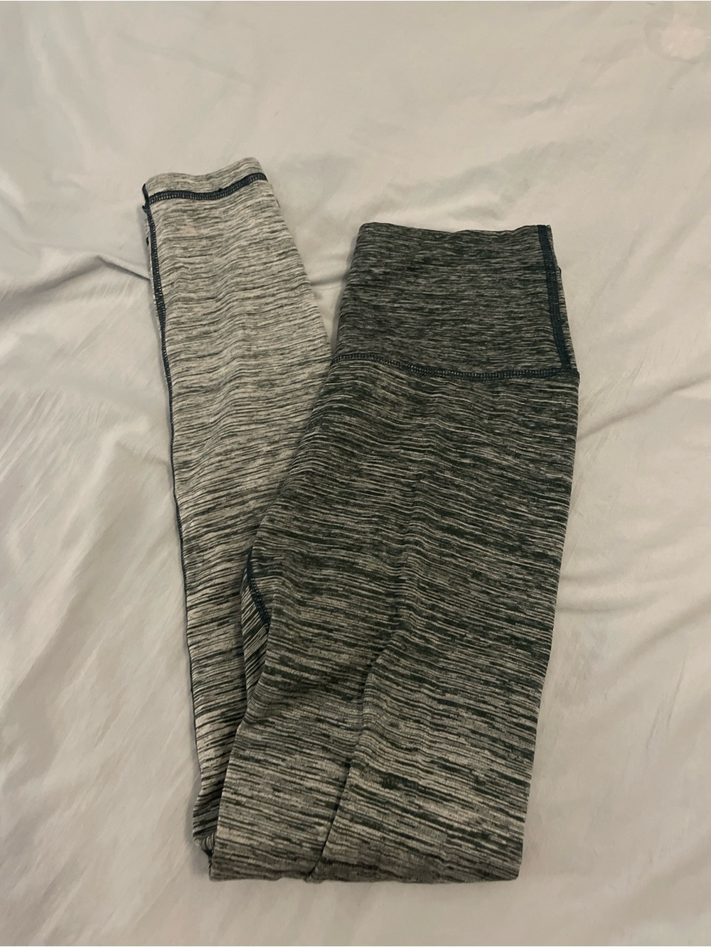 aerie Heathered Gray & Charcoal Leggings